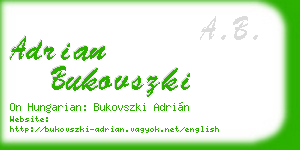 adrian bukovszki business card